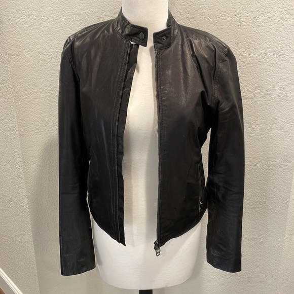 ATM | Lamb Leather Moto Jacket - Picture 2 of 13